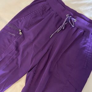 Healing Hands Purple Jogger Pants